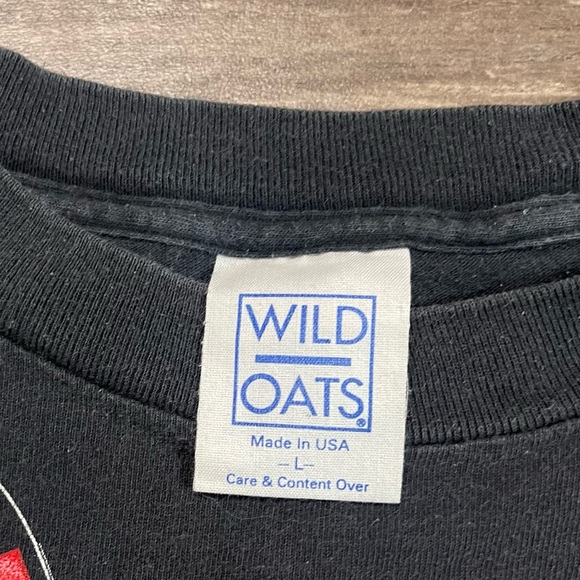 Vintage Budweiser AOP T Shirt Kings Of Beers Wild Oats Tag L - Picture 5 of 7